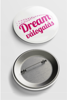 Dream válogatás kitűző (fehér)