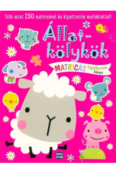 Állatkölykök - Matricás foglalkoztatókönyv