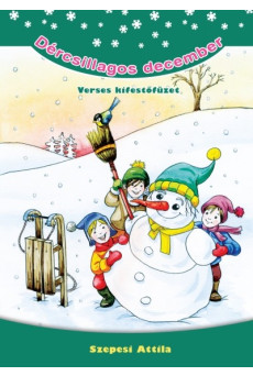 Dércsillagos december /Verses kifestőfüzet §K