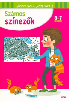 Számos színezők 5-7 éveseknek /Játszva tanulj, gyakorolj!