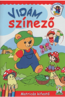 Vidám színező - Kifestő matricákkal