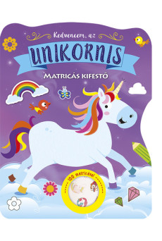 Kedvencem, az unikornis - Matricás kifestő