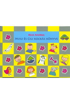 Misu és Cili kockás könyve sárga-szürke