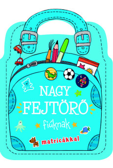 Nagy fejtörő - fiúknak matricákkal