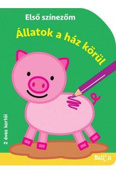 Első színezőm - Állatok a ház körül