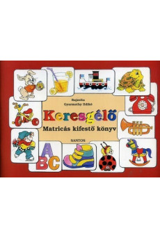 Keresgélő/ Matricás kifestőkönyv