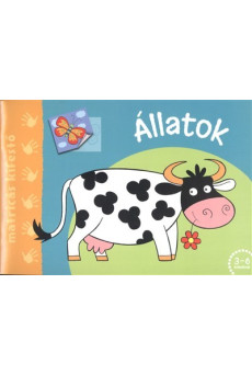 Állatok /Matricás kifestő