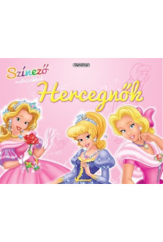 Színező matricákkal - Hercegnők