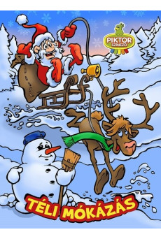 Téli mókázás - Piktor Színező §K