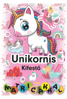 Unikornis kifestő - Matricákkal