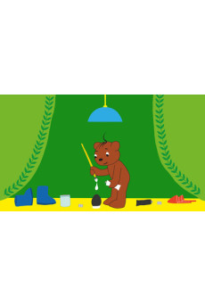 Boribon tojást fest