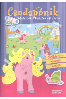 Csodapónik /Matricák, poszter, kifestő