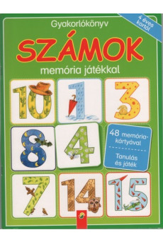 Számok - Gyakorlókönyv memória játékkal 4 éves kortól