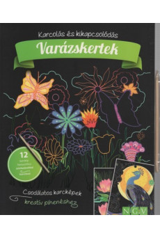 Varázskertek - Karcolás és kikapcsolódás - 12 karckép fantasztikus színhatásokkal, karctűvel