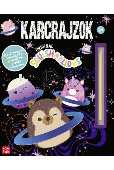 Squishmallows - Karcrajzok - 8 különleges karcrajz és 8 oldalnyi mókás feladvány
