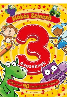 Mókás színező 3 éveseknek