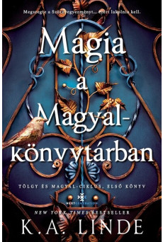 Mágia a Magyalkönyvtárban (éldekorált)