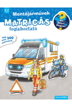 Mentőjárművek matricás foglalkoztató - Mit? Miért? Hogyan?