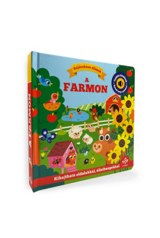 Bújócskázó állatok a farmon - Találós kérdések kihajtható oldalakkal, állathangokkal - Nyomd meg a gombot!