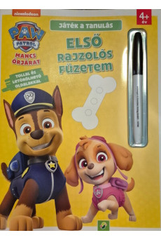 Mancs őrjárat: Első rajzolós füzetem - Tollal és letörölhető oldalakkal