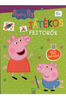 Peppa Malac: Játékos fejtörők - Sok-sok színes matricával