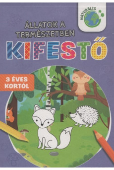 Állatok a természetben kifestő - 3 éves kortól
