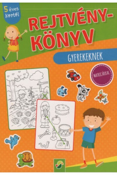 Rejtvénykönyv gyerekeknek - Matricákkal - 5 éves kortól