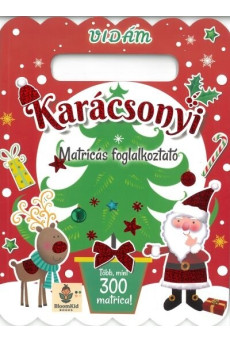 Vidám karácsonyi matricás foglalkoztató §K