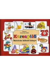 Keresgélő/ Matricás kifestőkönyv