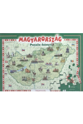Magyarország puzzle-könyv /5 térkép oldalanként 48 darabos kirakóval