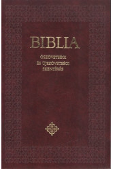Biblia - Ószövetségi és Újszövetségi Szentírás - Kicsi /Keménytáblás - bordó, fekete (katolikus fordítás)