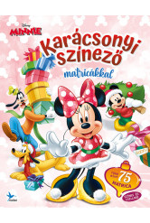 Minnie - Karácsonyi színező matricákkal §K