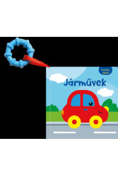 Textilkönyv rágókával - Járművek