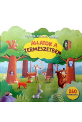 Ragassz, színezz, alkoss! - Állatok a természetben - 250 matricával (óriás foglalkoztató)