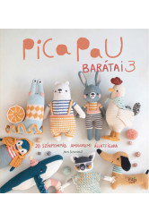 Pica Pau barátai 3 - 20 színpompás amigurumi állatfigura