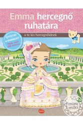 Emma hercegnő ruhatára - matricás könyv - minimiki