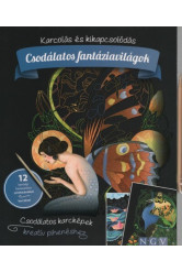 Csodálatos fantáziavilágok - Karcolás és kikapcsolódás - 12 karckép fantasztikus színhatásokkal, karctűvel