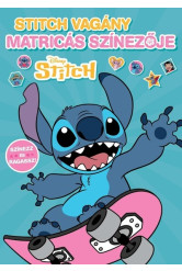 Disney - Stitch vagány matricás színezője - színező és foglalkoztató