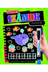 Színes számok filctollal - Írok és letörlöm 5+