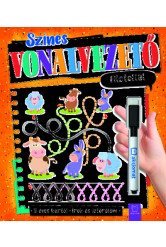 Színes vonalvezető filctollal - Írok és letörlöm 5+