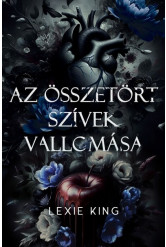 Az összetört szívek vallomása - Fekete szív 2. (éldekorált)