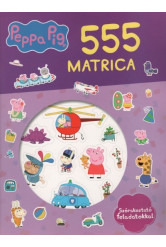 555 matrica: Peppa malac - Szórakoztató feladatokkal
