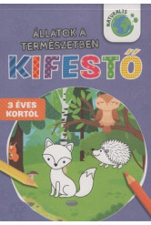 Állatok a természetben kifestő - 3 éves kortól