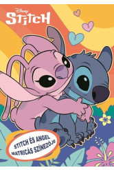Stitch és Angel matricás színezője